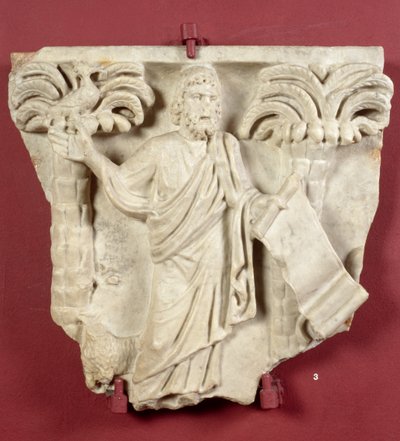 Christ depicted as a Lawgiver by Roman